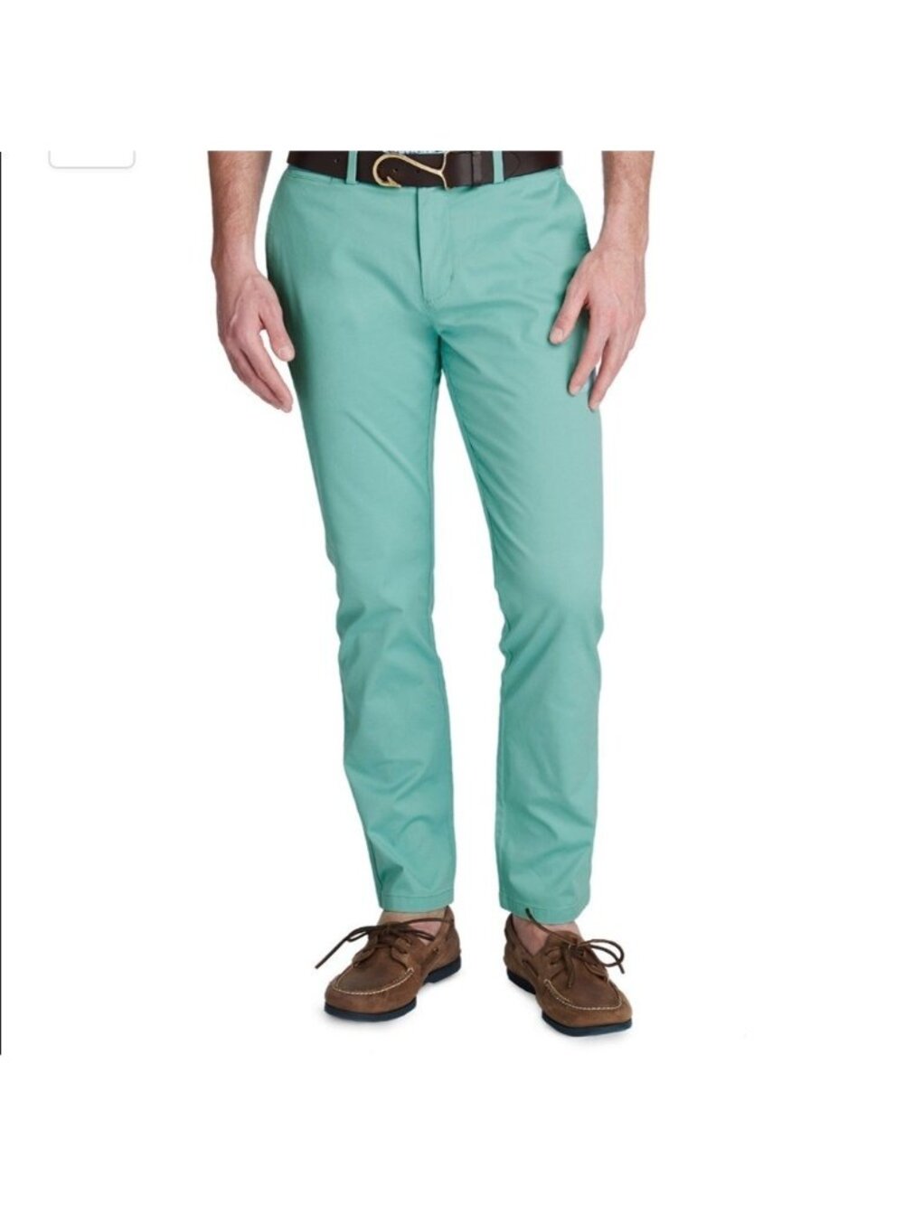Vineyard Vines Slim Straight Chino Twill Pants Seawash Green 40x32 NEW